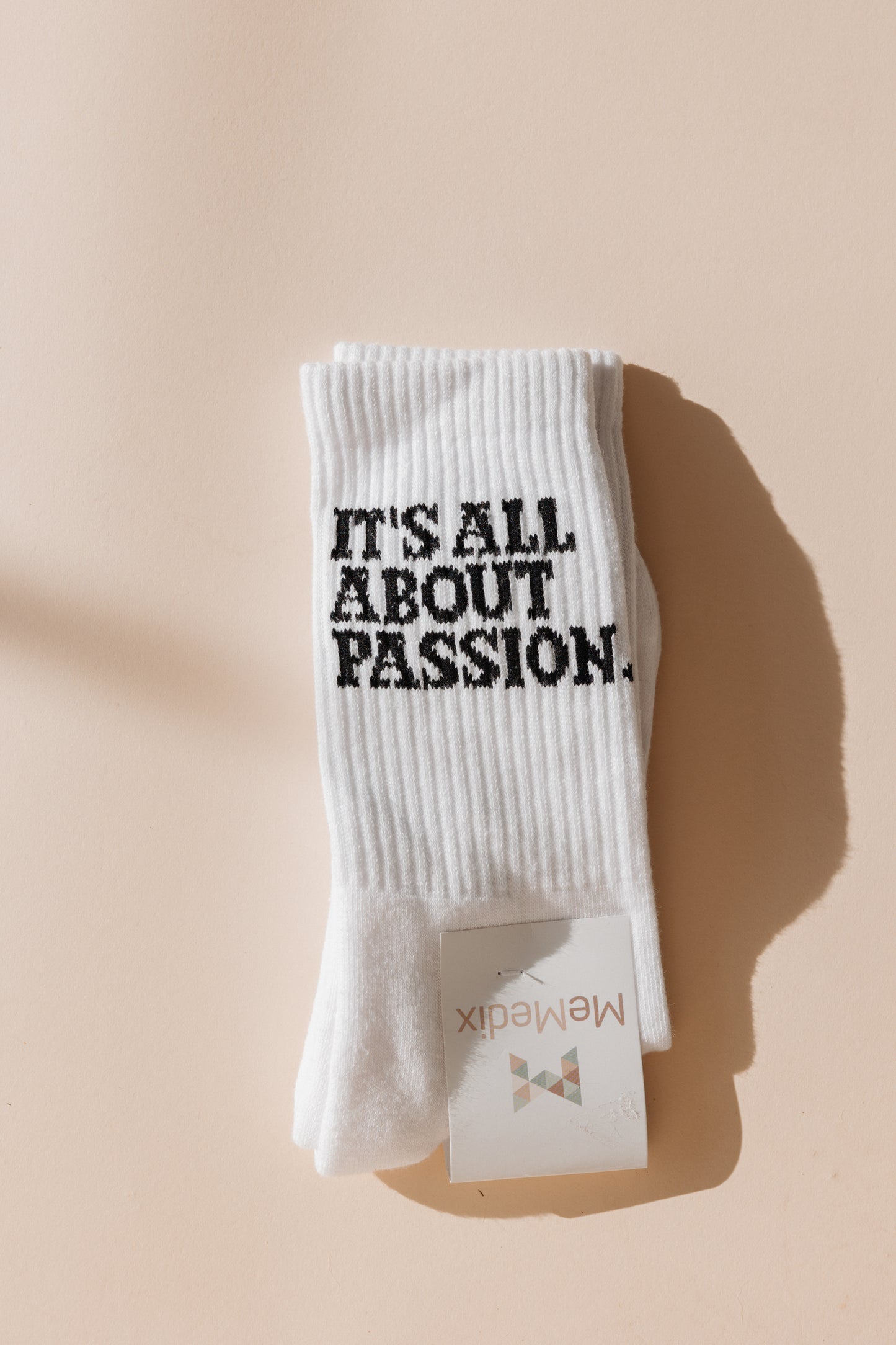 Socken - weiß - "IT'S ALL ABOUT PASSION"